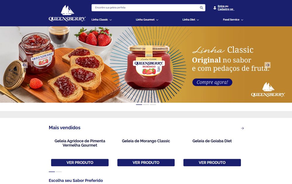 Home do site Geleias Queensberry